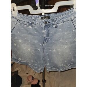 Earl Jean Shorts With Stars. Size 16, 17" Waist, 11" Rise, 5" Inseam.  Summer...